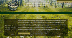 Desktop Screenshot of ipswichcaravanvillage.com
